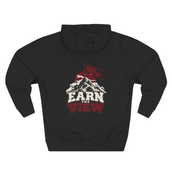 14861044842079171364_2048.jpeg Earn the View Motivational Mountain Graphic Fleece Hoodie by VX MERCH