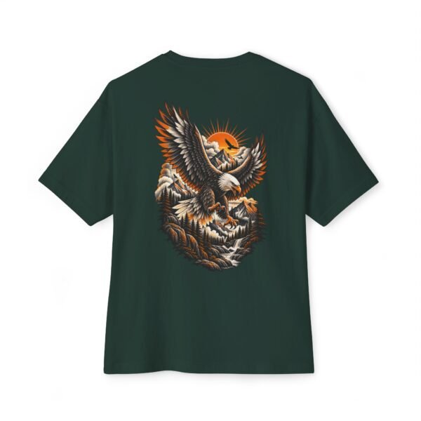 Wild Horizon Boxy Tee – Oversized Eagle Mountain Nature Graphic T-Shirt