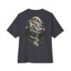 Moonlit Wilderness Boxy Tee – Oversized Mountain Forest Nature Graphic T-Shirt  Description by VX MERCH