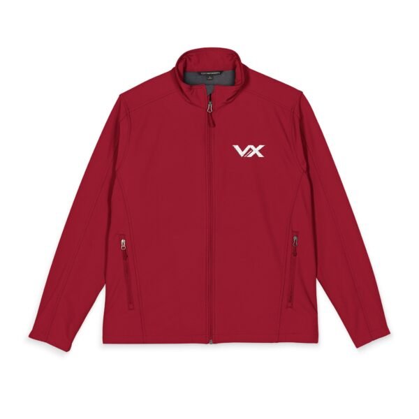 Embroidered VX Logo Soft Shell Jacket by VX MERCH