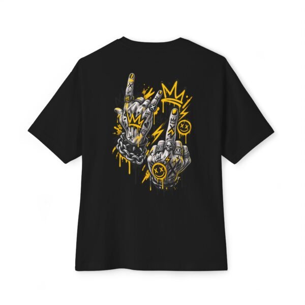 15011914224131627350_2048.jpeg Hands Up Boxy Tee – Oversized Graffiti Streetwear Graphic T-Shirt