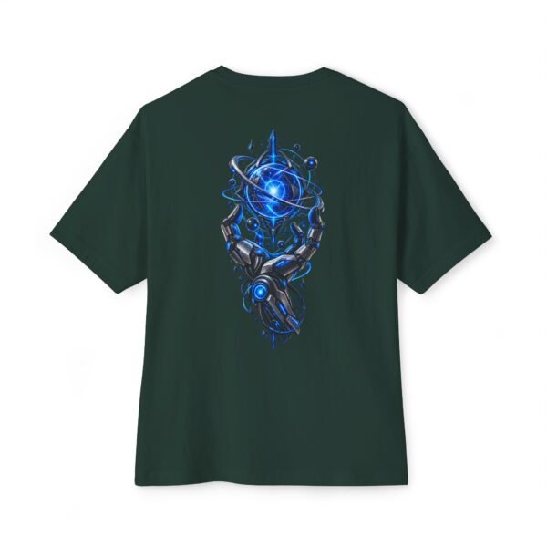 15031241130328193193_2048.jpeg Gravity Engine — Oversized Black Cosmic Energy Graphic Tee by VX MERCH