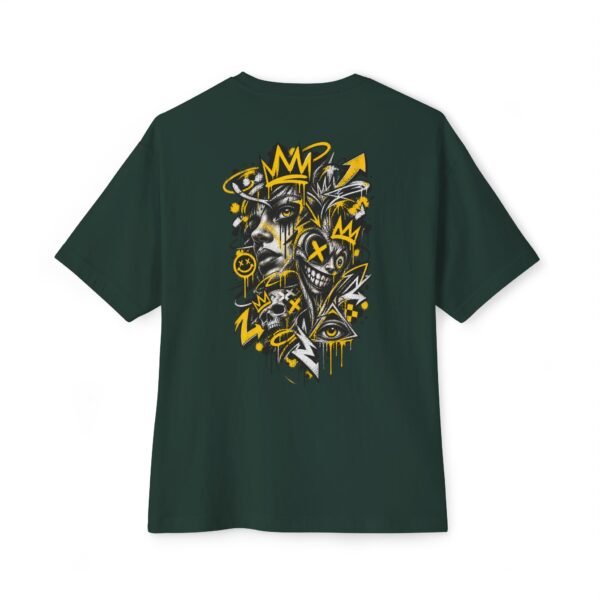 15066975178941070374_2048.jpeg Urban Chaos Boxy Tee – Oversized Graffiti Streetwear Graphic T-Shirt