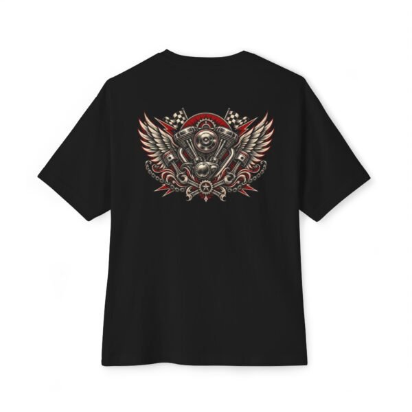 15392253046158493046_2048.jpeg Iron Wings Vintage Boxy Tee – Oversized Biker Graphic T-Shirt