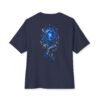 15442845163867458587_2048.jpeg Gravity Engine — Oversized Black Cosmic Energy Graphic Tee by VX MERCH