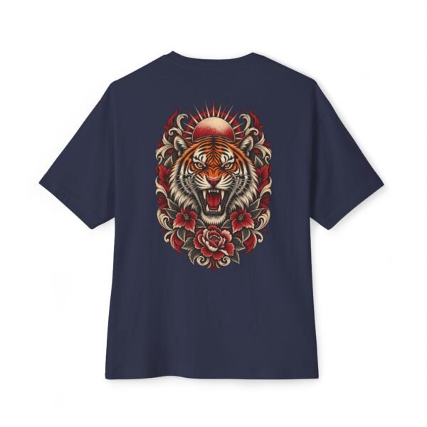 Wild Roar Vintage Boxy Tee – Oversized Tiger Graphic T-Shirt