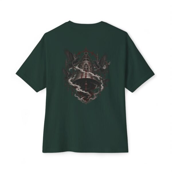 15695098406741593722_2048.jpeg Ritual Gate — Oversized Black Occult Architecture Graphic Tee by VX MERCH