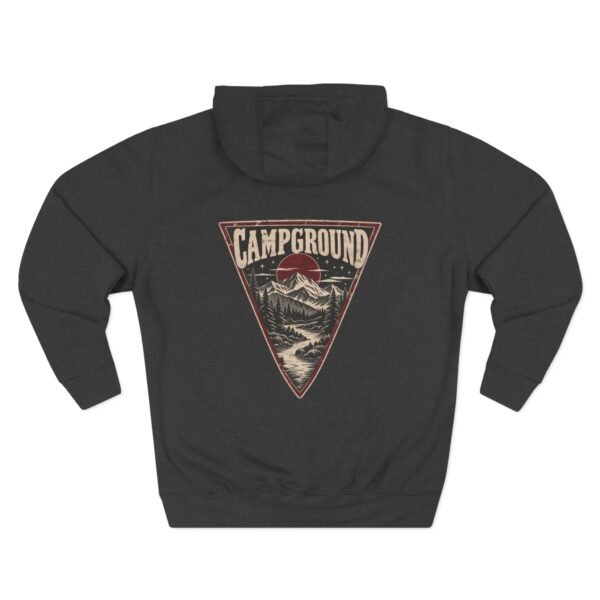 16038373037702430398_2048.jpeg Campground Escape Hoodie — Vintage Outdoor Adventure Graphic by VX MERCH