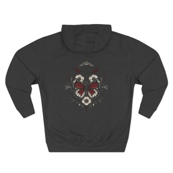Crimson Wings Butterfly Hoodie — Nature Streetwear by VX MERCH