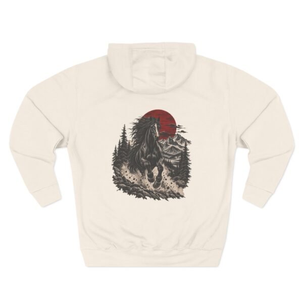 16194712771321369377_2048.jpeg Crimson Mountain Horse Hoodie — Nature Streetwear by VX MERCH