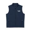Men's VX Soft Shell Vest — Black Logo Performance Outerwear by VX MERCH