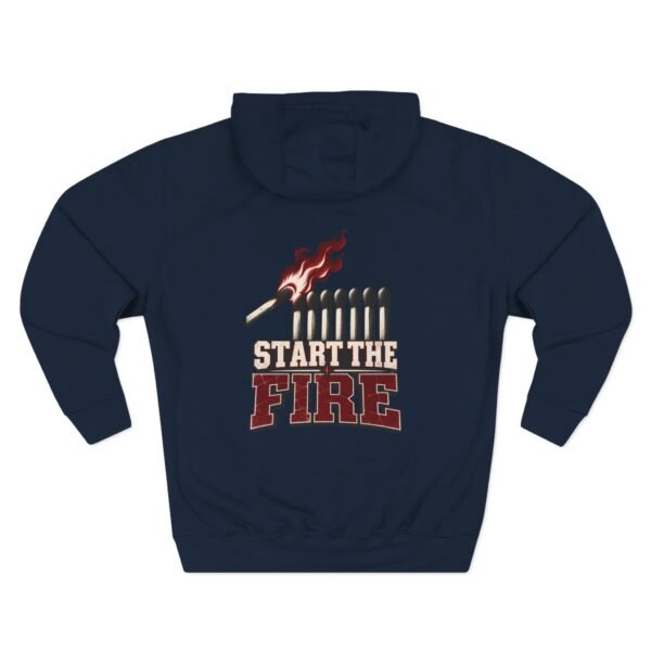 16398685117185239253_2048.jpeg Start the Fire Motivational Graphic Fleece Hoodie by VX MERCH