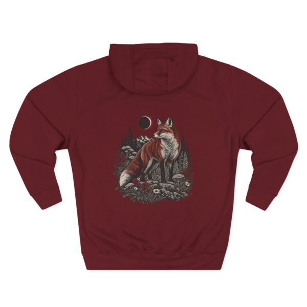 Crimson Moon Fox Hoodie — Nature Streetwear by VX MERCH
