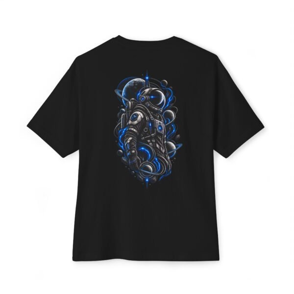 16585170211309158663_2048.jpeg Beyond Orbit — Oversized Black Cosmic Astronaut Graphic Tee by VX MERCH