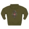 16950276115875950294_2048.jpeg Crimson Coil Gothic Serpent Graphic Fleece Hoodie by VX MERCH