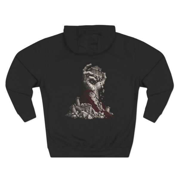 17346406738596836805_2048.jpeg Titan's Grasp Mythology Graphic Fleece Hoodie by VX MERCH