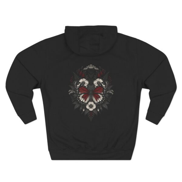 Crimson Wings Butterfly Hoodie — Nature Streetwear by VX MERCH