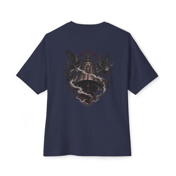17482889536396521688_2048.jpeg Ritual Gate — Oversized Black Occult Architecture Graphic Tee by VX MERCH
