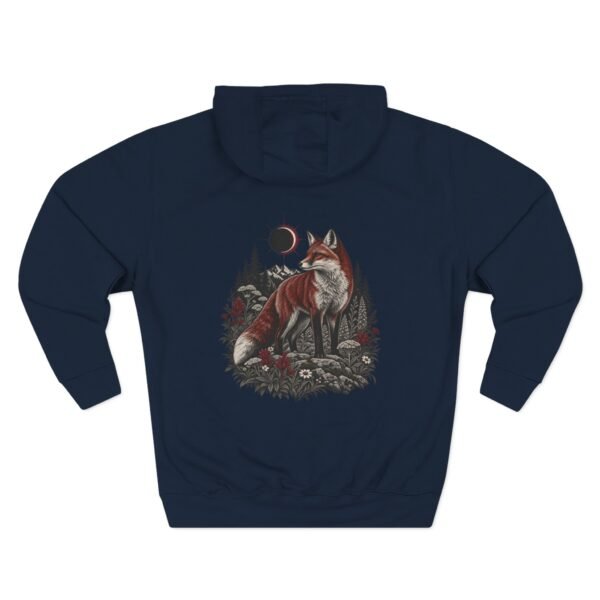 Crimson Moon Fox Hoodie — Nature Streetwear by VX MERCH