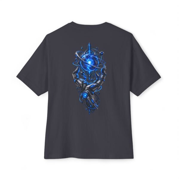 17587933263238555954_2048.jpeg Gravity Engine — Oversized Black Cosmic Energy Graphic Tee by VX MERCH