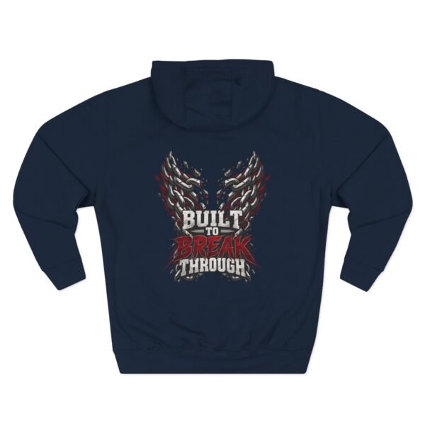 Built to Break Through Graphic Fleece Hoodie by VX MERCH
