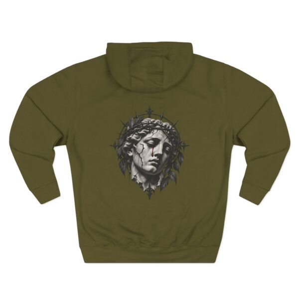 17802451205248441963_2048.jpeg Crowned in Silence Statue Graphic Fleece Hoodie by VX MERCH