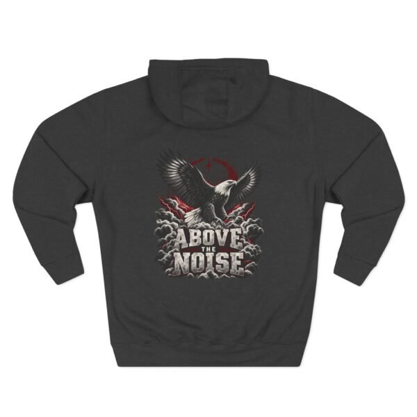 Above the Noise Eagle Graphic Fleece Hoodie by VX MERCH