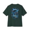 Edge of Infinity — Oversized Black Cosmic Explorer Graphic Tee by VX MERCH
