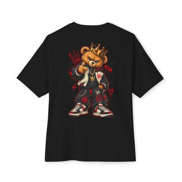 1875708966854792757_2048.jpeg Crowned Rebel Boxy Tee – Oversized Teddy Bear Streetwear Graphic T-Shirt