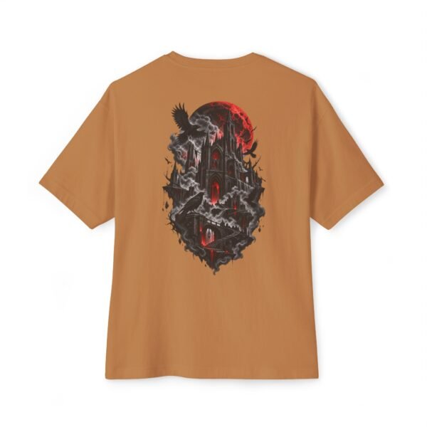 Eclipse Citadel — Oversized Black Gothic Graphic Tee by VX MERCH