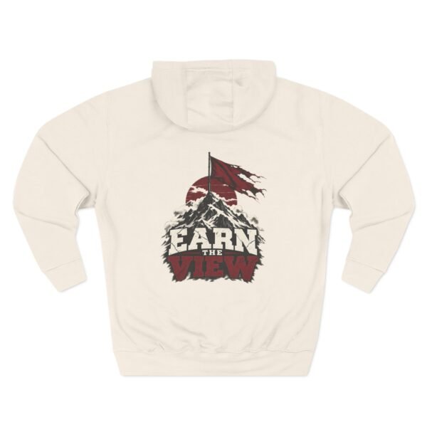 1955197096164967832_2048.jpeg Earn the View Motivational Mountain Graphic Fleece Hoodie by VX MERCH