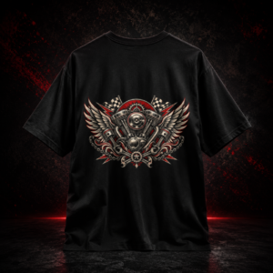 20260917121056-1f1b290d-66d9-6b08-95d0-825e1038f9a2.png Iron Wings Vintage Boxy Tee – Oversized Biker Graphic T-Shirt