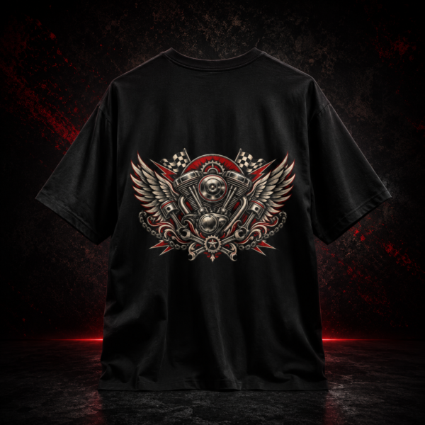 20260917121056-1f1b290d-66d9-6b08-95d0-825e1038f9a2.png Iron Wings Vintage Boxy Tee – Oversized Biker Graphic T-Shirt