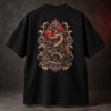 Desert Viper Vintage Boxy Tee – Oversized Snake Graphic T-Shirt