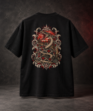 20260918095914-1f1b3479-aed8-6720-a2ae-12d2fb497732.png Desert Viper Vintage Boxy Tee – Oversized Snake Graphic T-Shirt