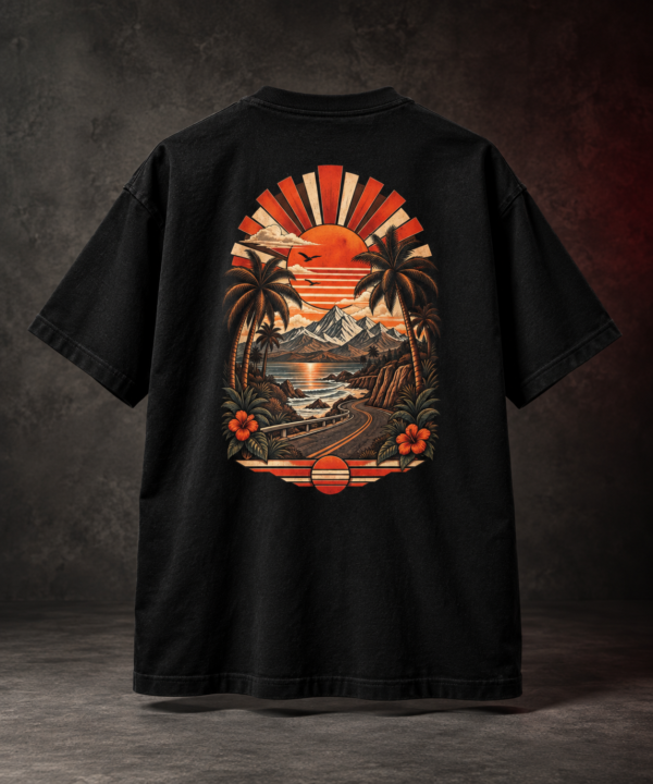 20260918100518-1f1b3487-3611-65fe-8414-92da8bcf5fde.png Endless Horizon Vintage Boxy Tee – Oversized Retro Landscape Graphic T-Shirt