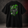 Neon Panther Boxy Tee – Oversized Graffiti Streetwear T-Shirt