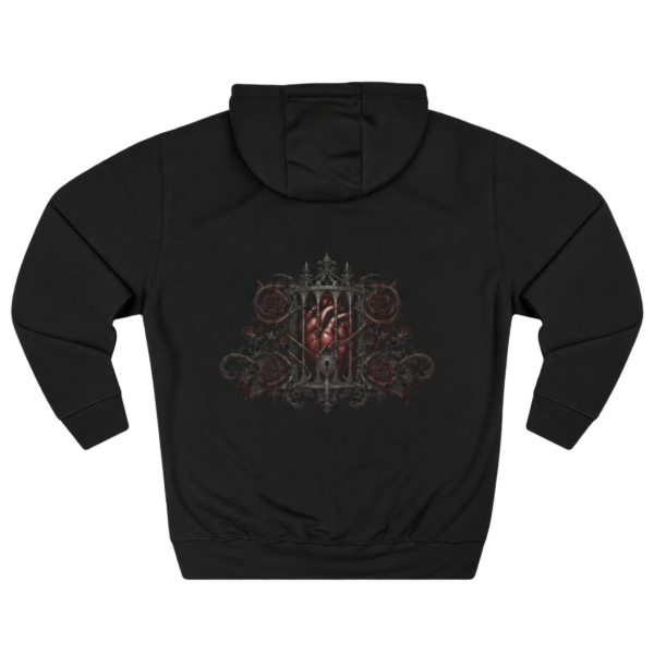 Crimson Relic Gothic Graphic Fleece Hoodie by VX MERCH