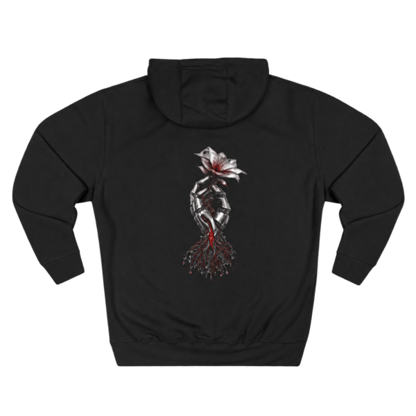 20260921151528-1f1b5cf4-7919-68fc-9a5d-ce9f15204201.png Bloom Beyond Ruin Gothic Heart Graphic Fleece Hoodie by VX MERCH