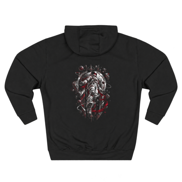 Lost Beyond Orbit Astronaut Graphic Fleece Hoodie by VX MERCH