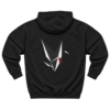 Fractured Instinct Geometric Fox Graphic Fleece Hoodie by VX MERCH