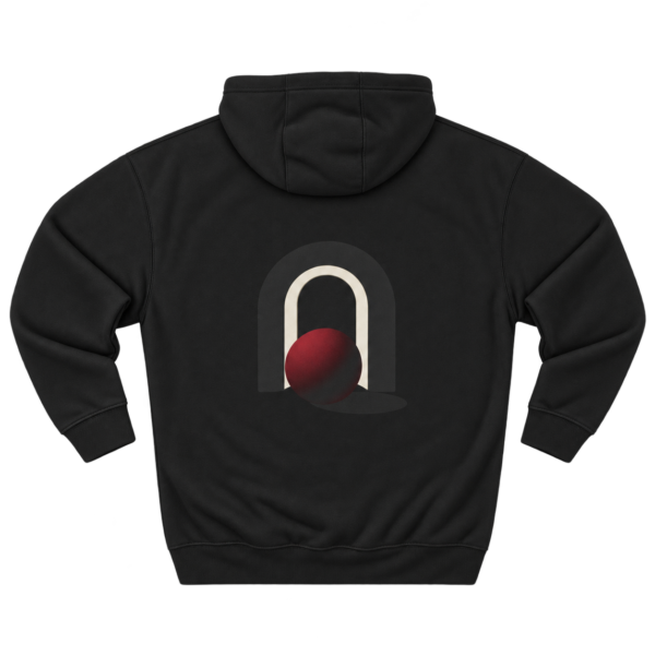20260922090545-1f1b664c-ba45-6a90-9815-2e30529aeaef.png Beyond the Threshold Minimal Portal Graphic Fleece Hoodie by VX MERCH