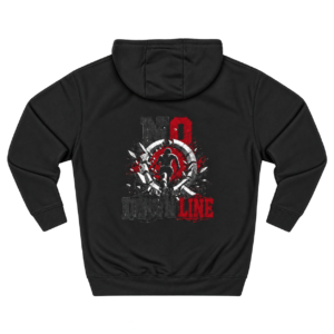 No Finish Line Motivational Graphic Fleece Hoodie by VX MERCH