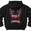 Built to Break Through Graphic Fleece Hoodie by VX MERCH