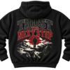 Trust the Next Step Motivational Graphic Fleece Hoodie by VX MERCH