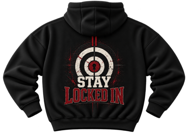 20260922171506-1f1b6a92-8446-68dc-996d-3e571c878b0e.png Stay Locked In Target Graphic Fleece Hoodie by VX MERCH