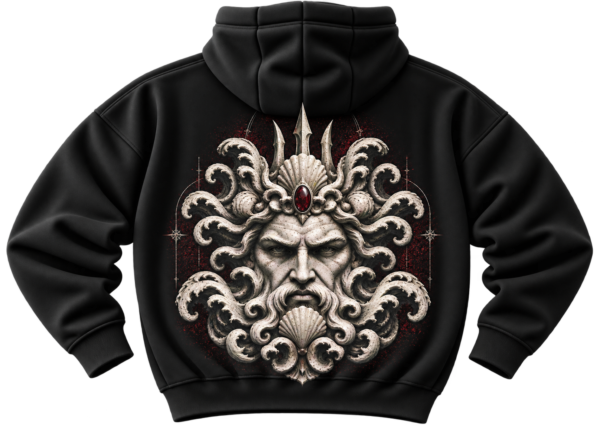 20260922180151-1f1b6afb-0040-693e-9e89-9ee29fca917b.png Ancient Sea God Mythology Graphic Fleece Hoodie by VX MERCH
