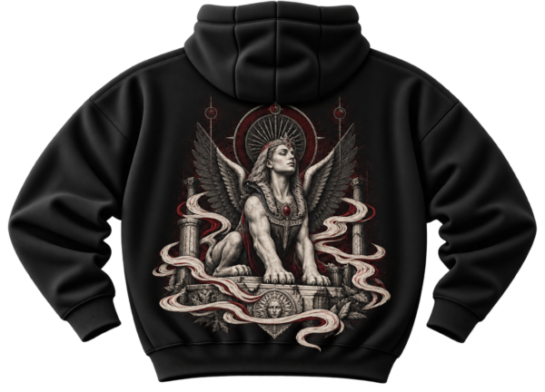 20260923074115-1f1b7222-7e65-6a7a-bbd6-6e65572d2b87.png Serpent Oracle Mythology Graphic Fleece Hoodie by VX MERCH