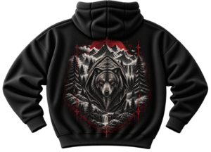 Wild Guardian Bear Hoodie — Nature Streetwear by VX MERCH