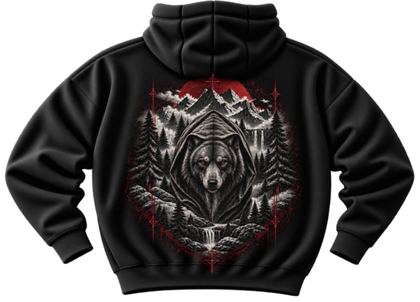 Wild Guardian Bear Hoodie — Nature Streetwear by VX MERCH